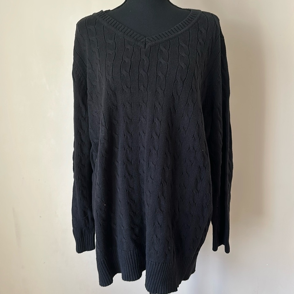 Cable knit sweater